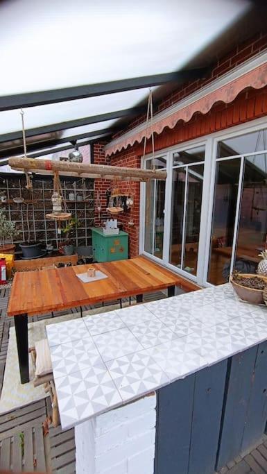 Gemuetliche Souterrain Wohnung Lüneburg Exterior foto